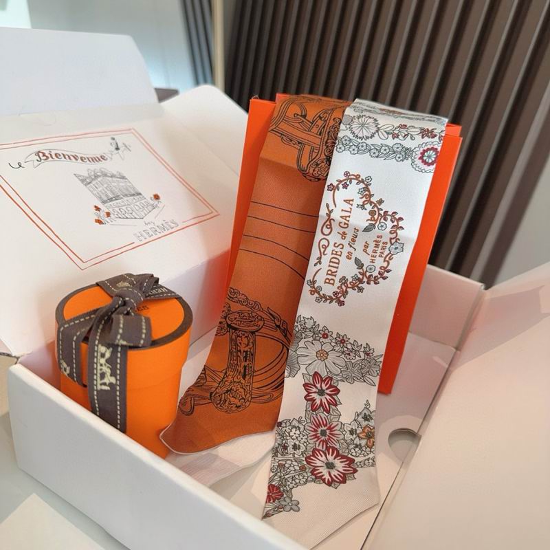 Hermes silk ribbon 5X86.5cm E12 (32)