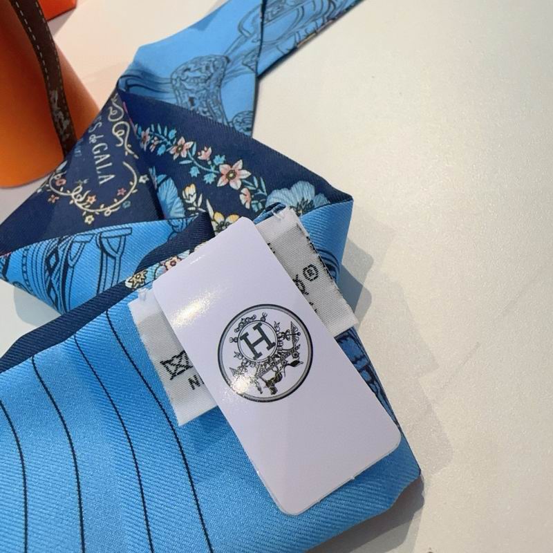 Hermes silk ribbon 5X86.5cm E12 (39)
