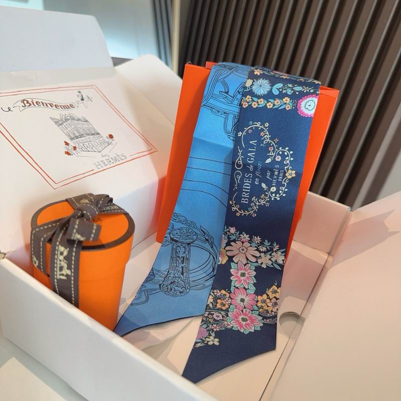 Hermes silk ribbon 5X86.5cm E12 (41)