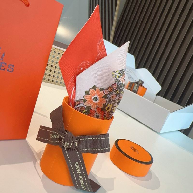 Hermes silk ribbon 5X86.5cm E12 (46)