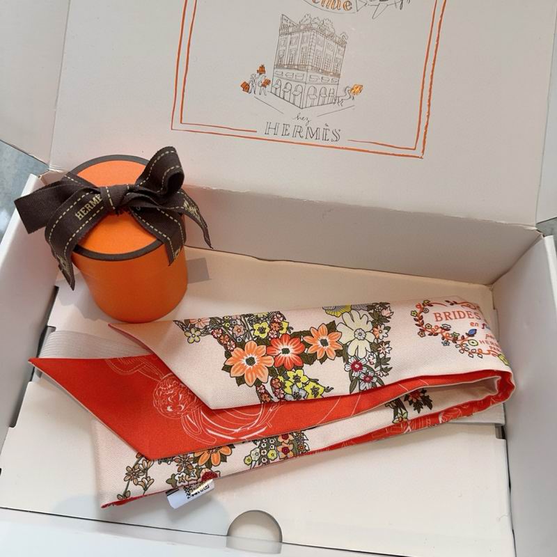 Hermes silk ribbon 5X86.5cm E12 (51)