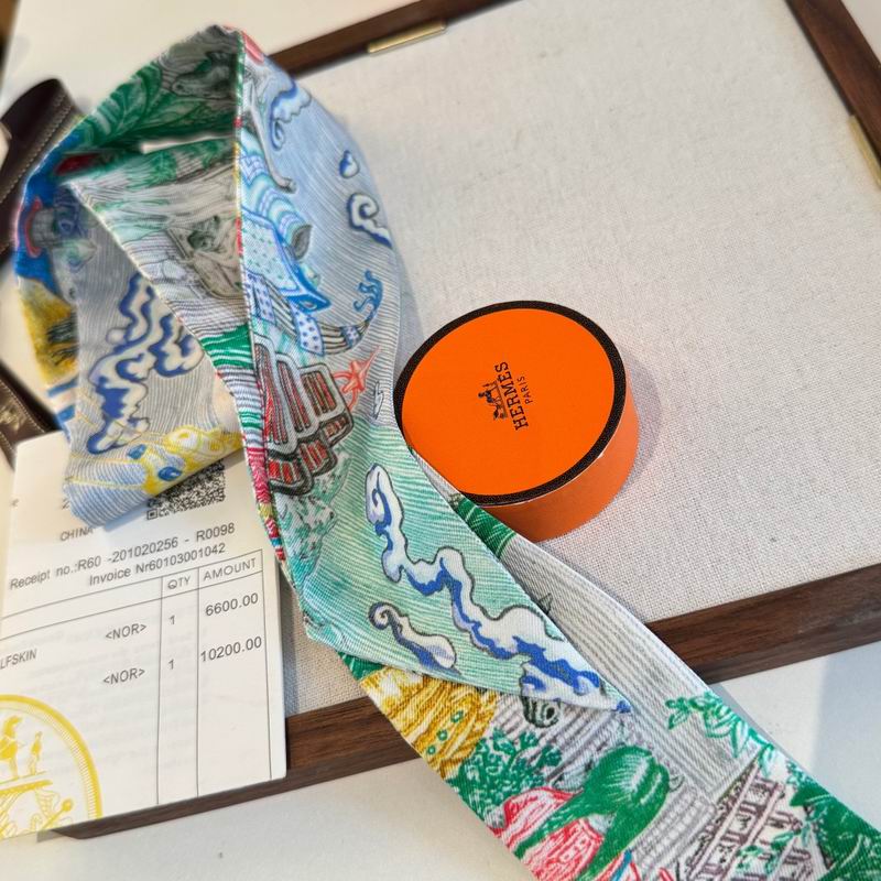 Hermes silk ribbon 5X86cm E 05 (10)