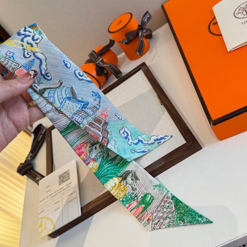 Hermes silk ribbon 5X86cm E 05 (11)