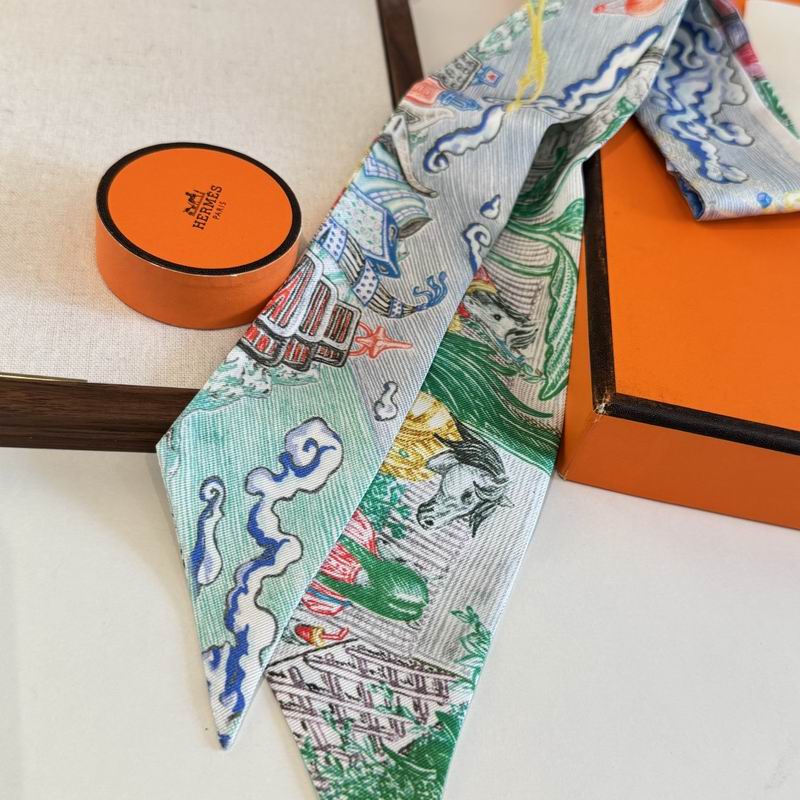 Hermes silk ribbon 5X86cm E 05 (13)