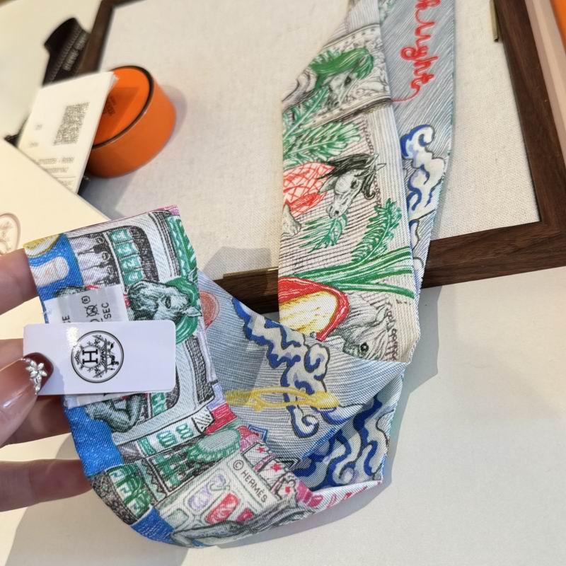 Hermes silk ribbon 5X86cm E 05 (14)