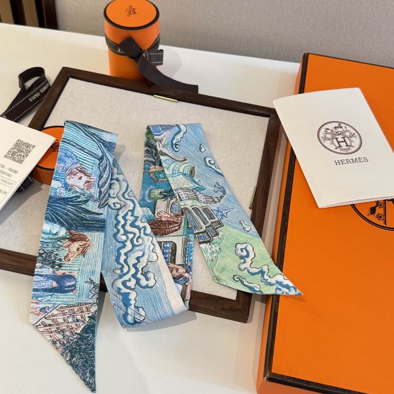 Hermes silk ribbon 5X86cm E 05 (23)