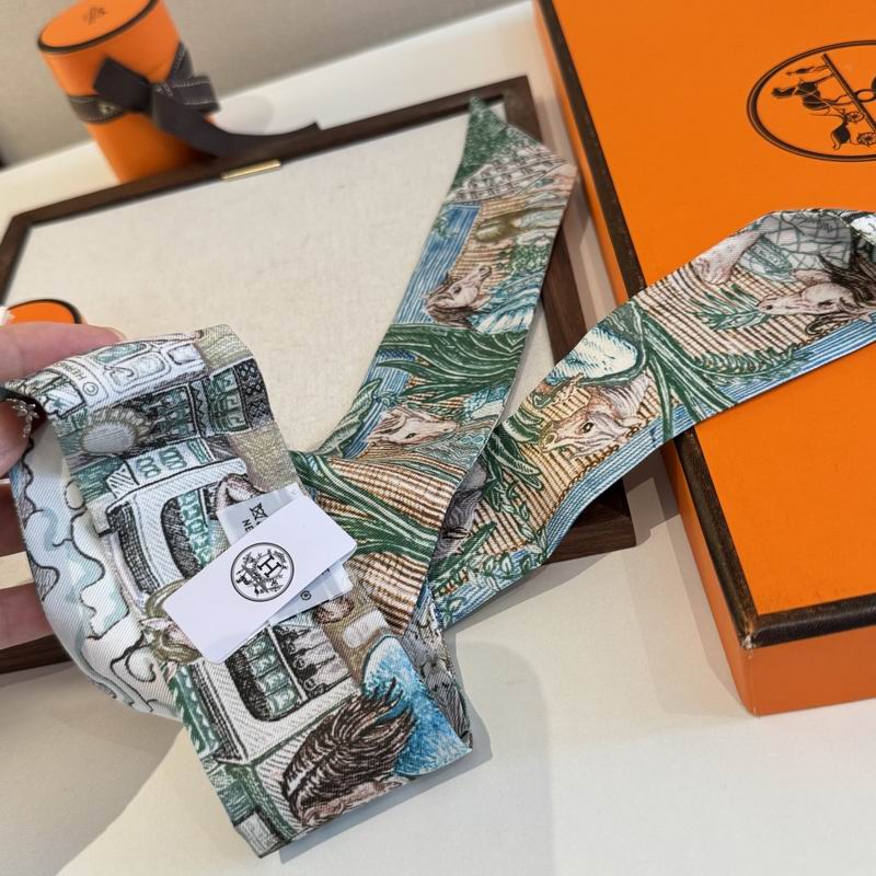 Hermes silk ribbon 5X86cm E 05 (40)