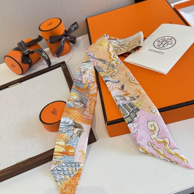 Hermes silk ribbon 5X86cm E 05 (49)