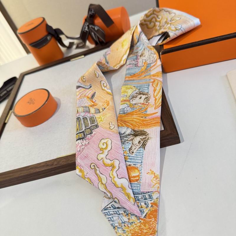Hermes silk ribbon 5X86cm E 05 (50)