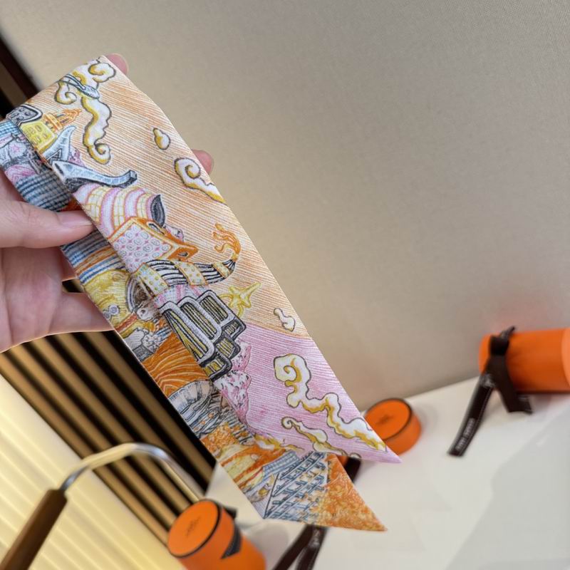 Hermes silk ribbon 5X86cm E 05 (51)