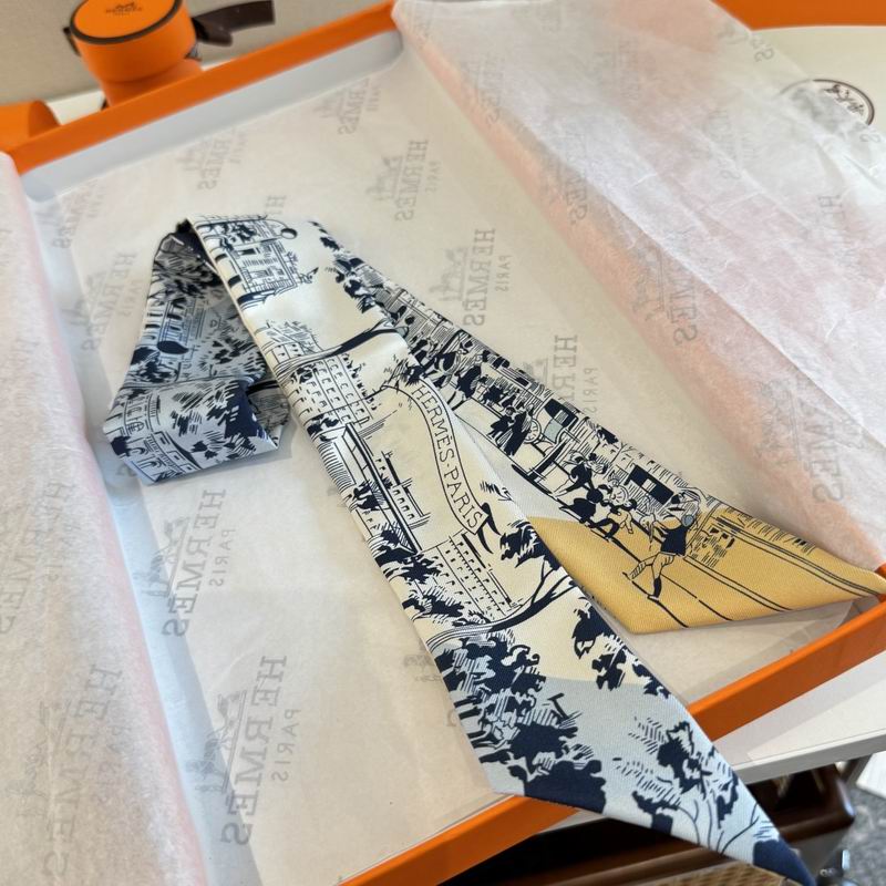 Hermes silk ribbon 5X86cm E06 (28)