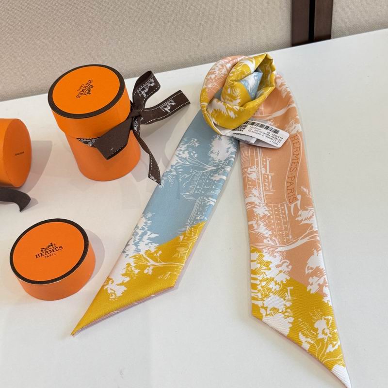 Hermes silk ribbon 5X86cm E06 (34)
