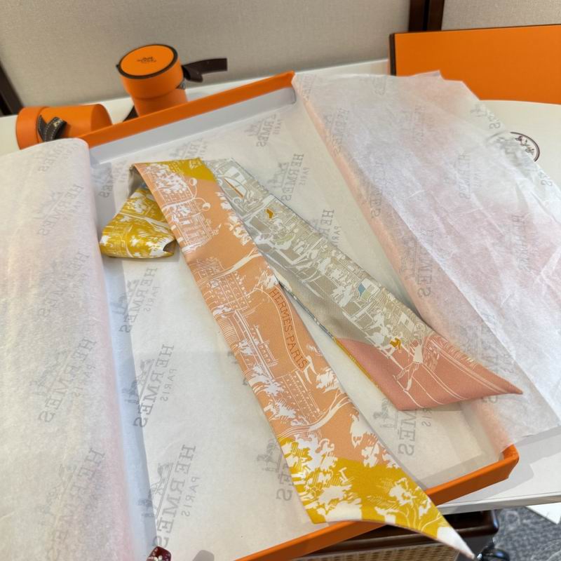 Hermes silk ribbon 5X86cm E06 (36)