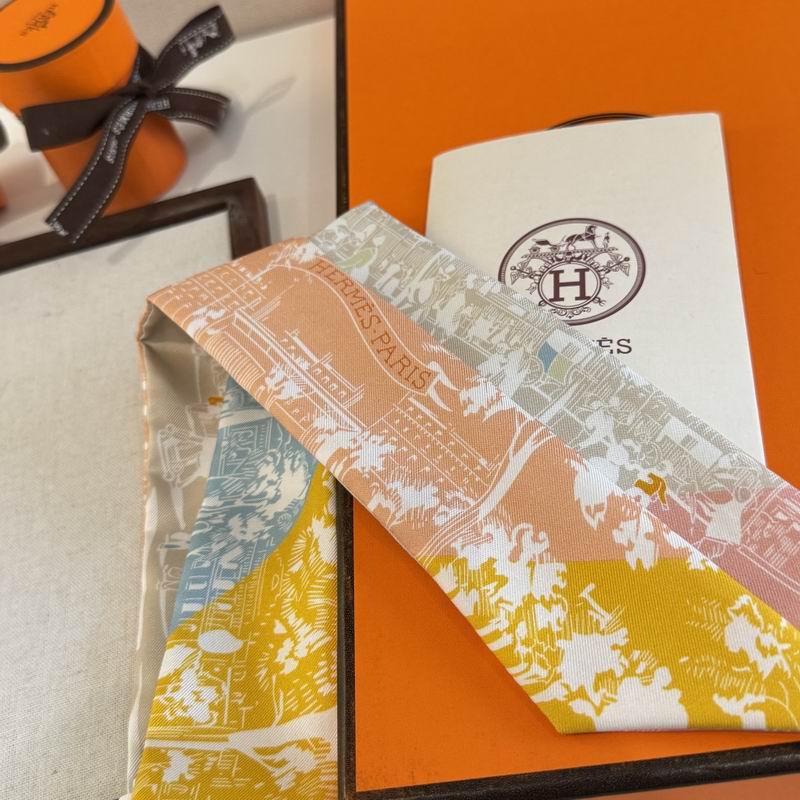 Hermes silk ribbon 5X86cm E06 (38)