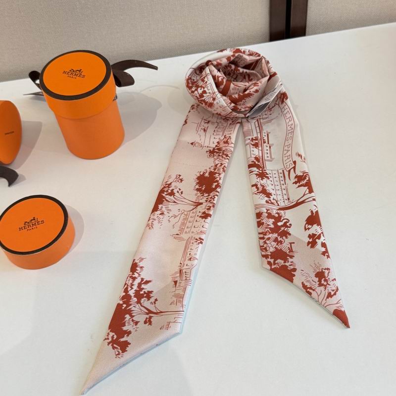 Hermes silk ribbon 5X86cm E06 (43)