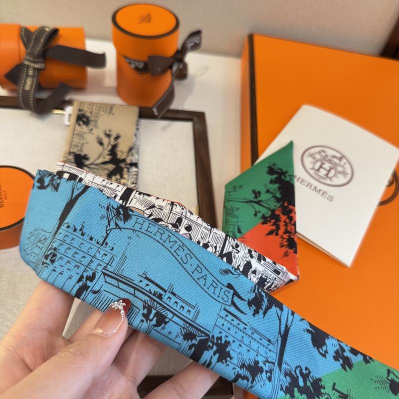 Hermes silk ribbon 5X86cm E06 (56)