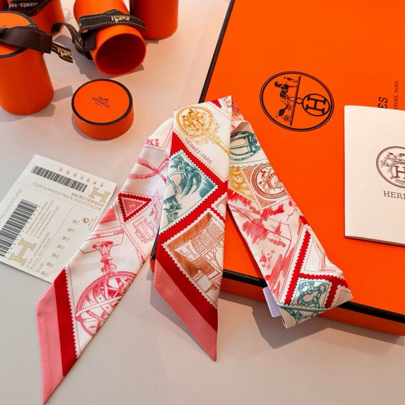 Hermes silk ribbon 5X86cm E10 (16)