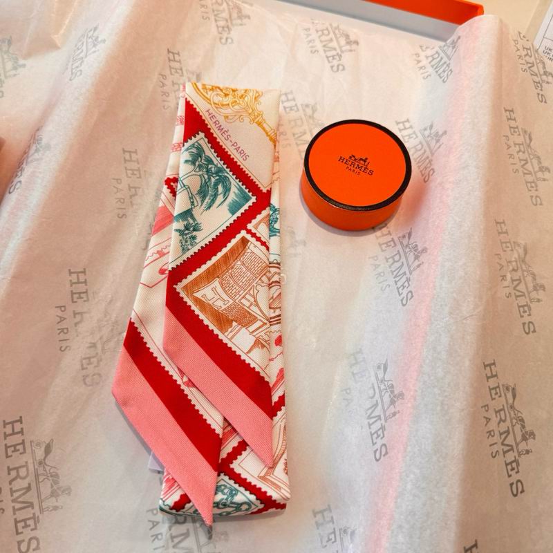 Hermes silk ribbon 5X86cm E10 (17)