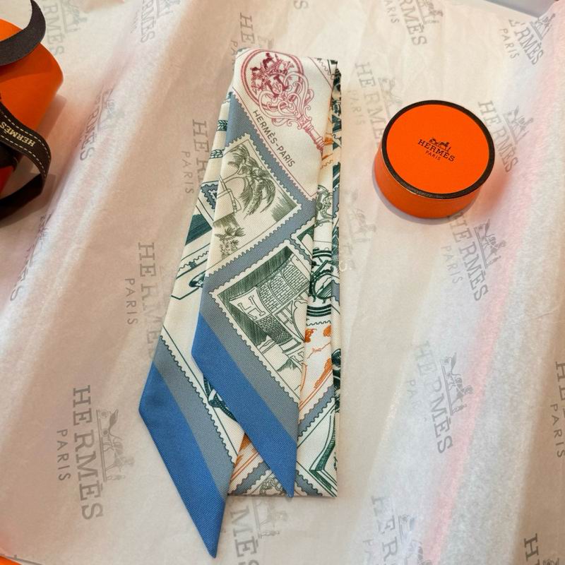 Hermes silk ribbon 5X86cm E10 (26)