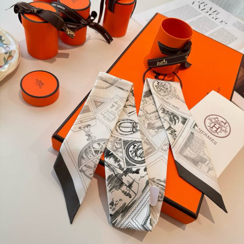 Hermes silk ribbon 5X86cm E10 (32)