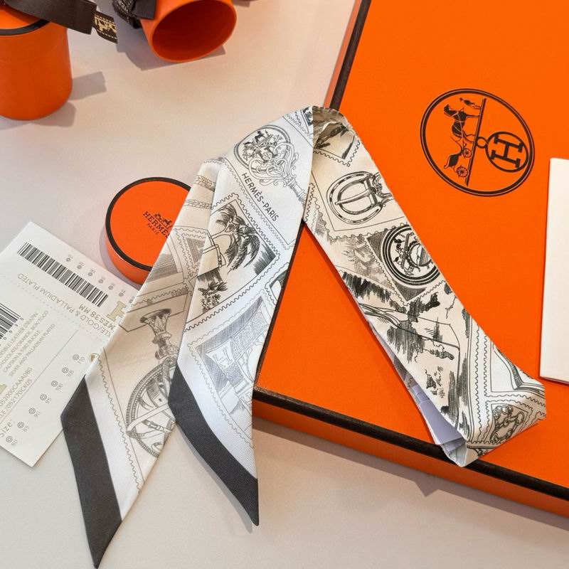 Hermes silk ribbon 5X86cm E10 (35)