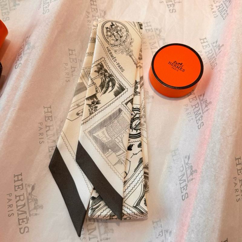 Hermes silk ribbon 5X86cm E10 (36)
