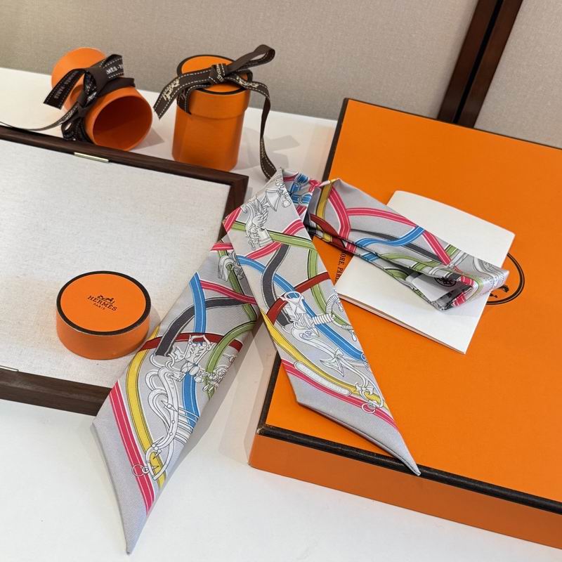 Hermes silk ribbon 86.5X5cm E16 (14)