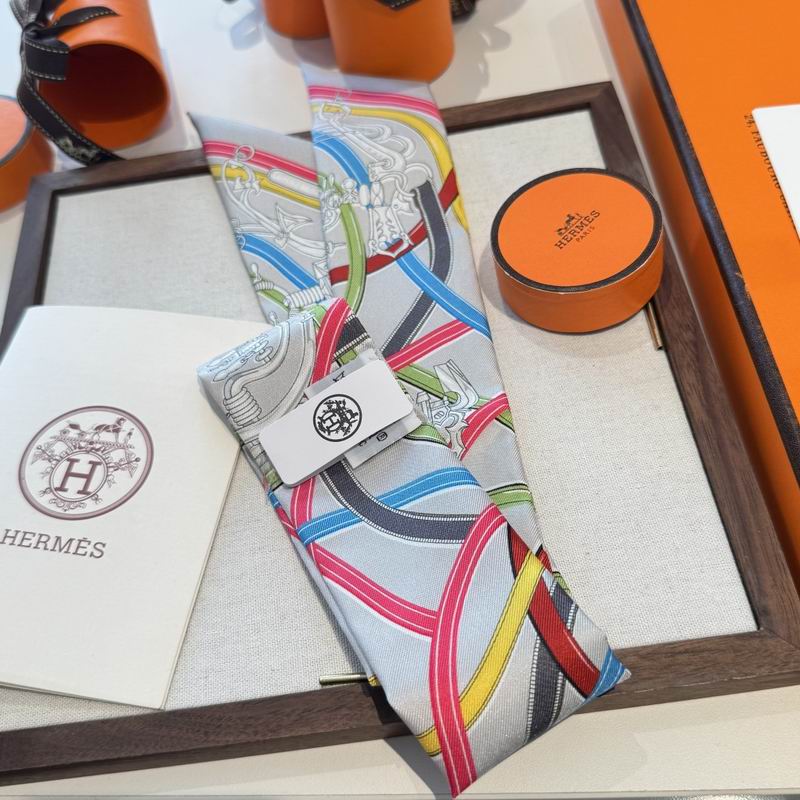 Hermes silk ribbon 86.5X5cm E16 (15)