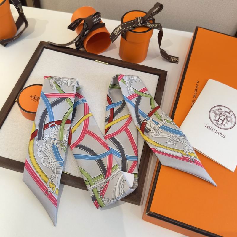 Hermes silk ribbon 86.5X5cm E16 (16)