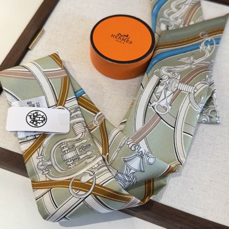 Hermes silk ribbon 86.5X5cm E16 (24)