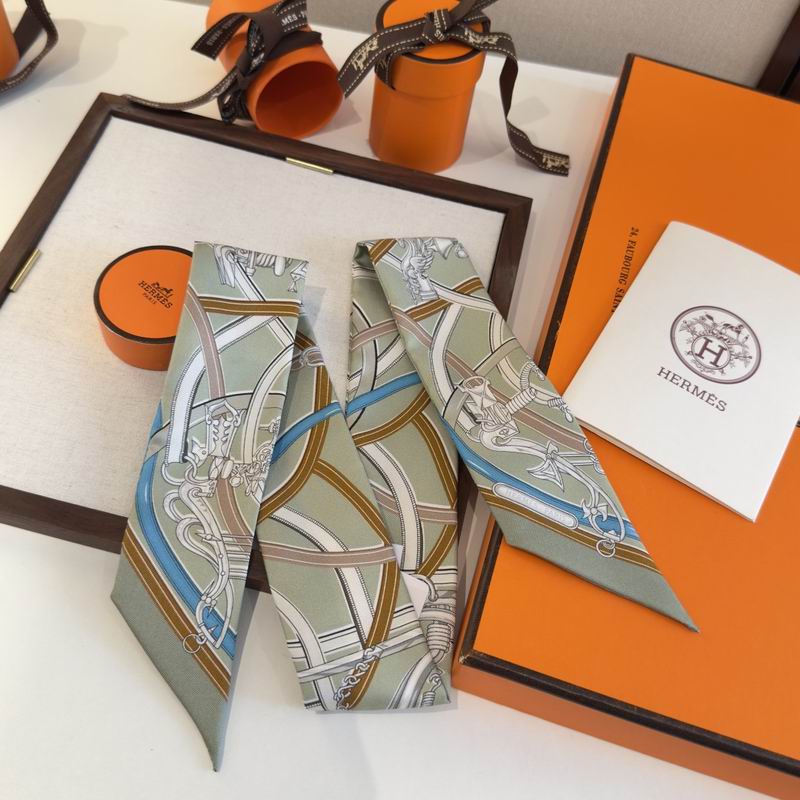 Hermes silk ribbon 86.5X5cm E16 (25)