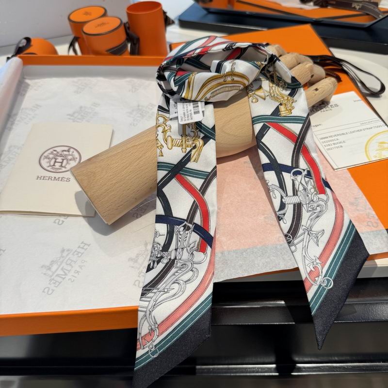 Hermes silk ribbon 86.5X5cm E16 (30)