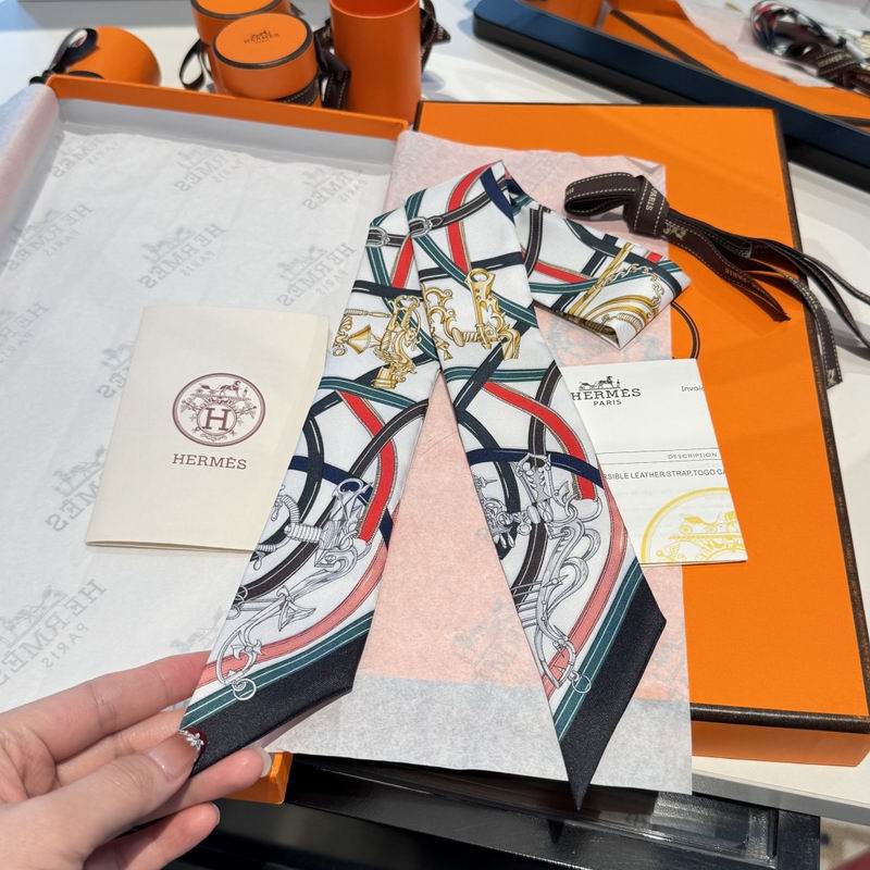 Hermes silk ribbon 86.5X5cm E16 (31)