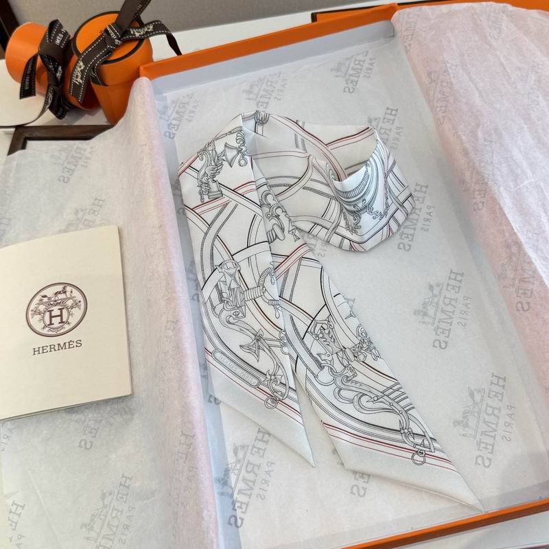 Hermes silk ribbon 86.5X5cm E16 (39)