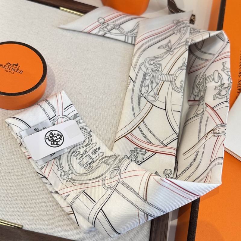 Hermes silk ribbon 86.5X5cm E16 (40)