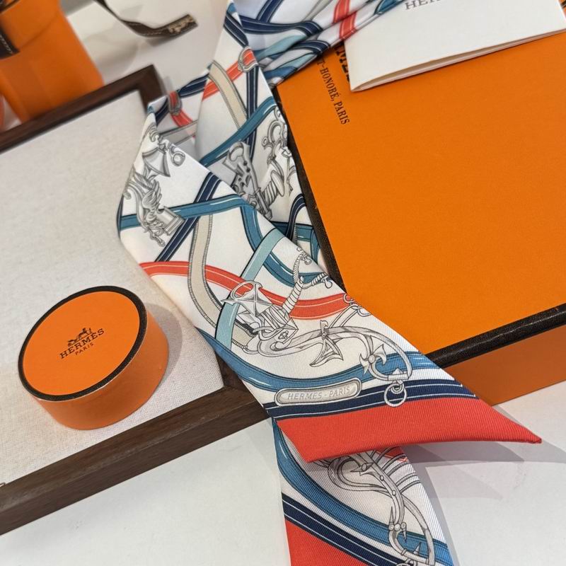 Hermes silk ribbon 86.5X5cm E16 (50)