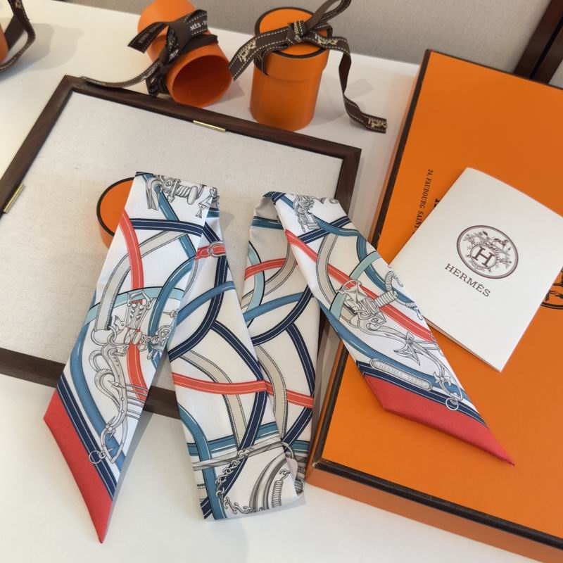 Hermes silk ribbon 86.5X5cm E16 (52)