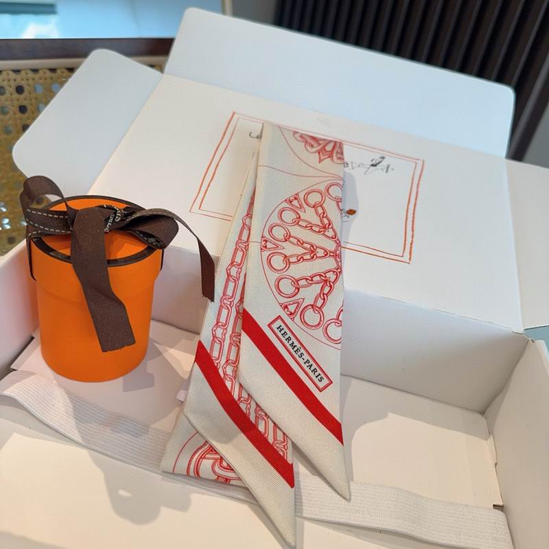 Hermes silk ribbon 86X5cm E15 (46)