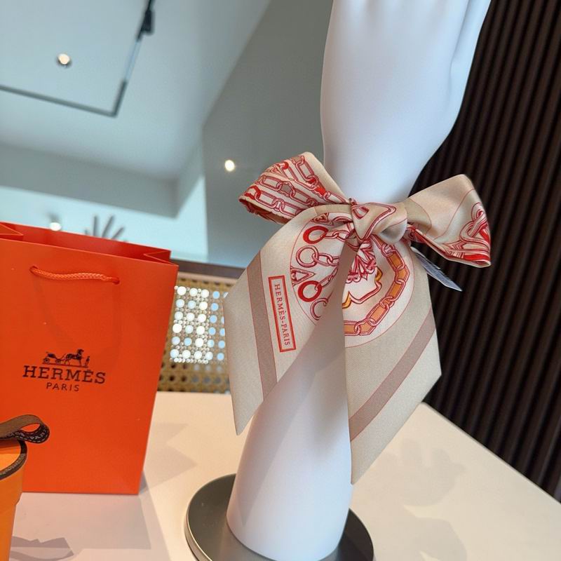 Hermes silk ribbon 86X5cm E15 (51)
