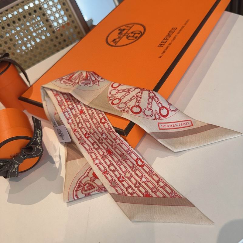 Hermes silk ribbon 86X5cm E15 (52)