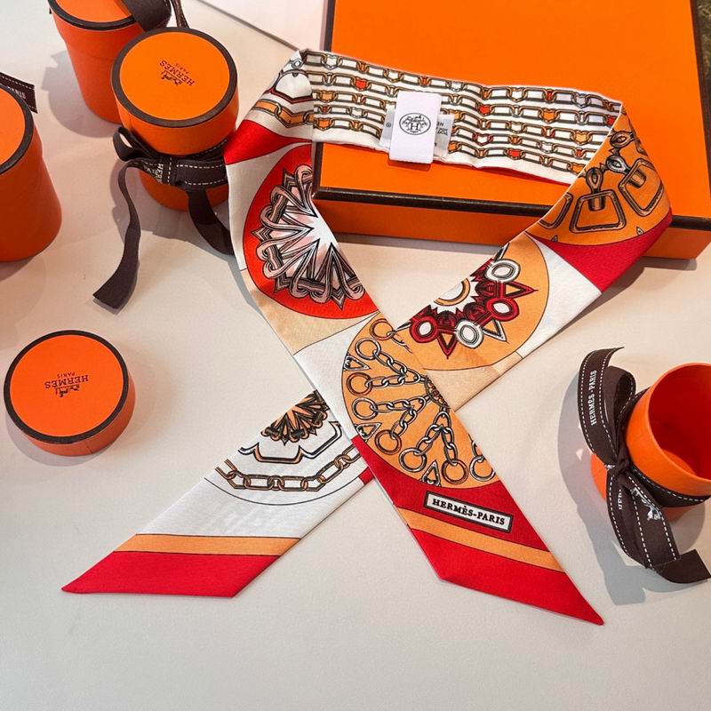 Hermes silk ribbon 86X5cm E15 (70)