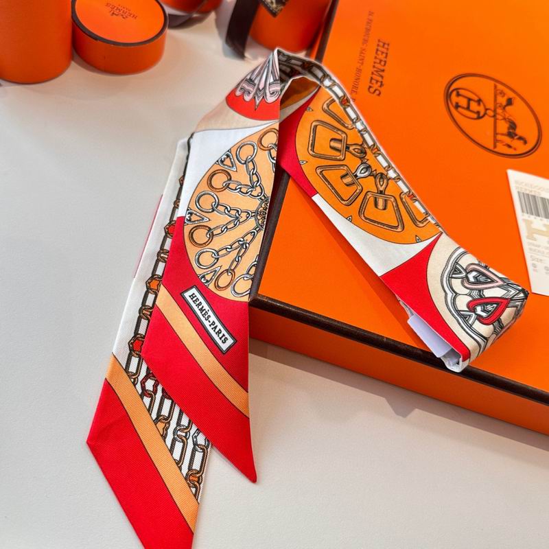 Hermes silk ribbon 86X5cm E15 (74)
