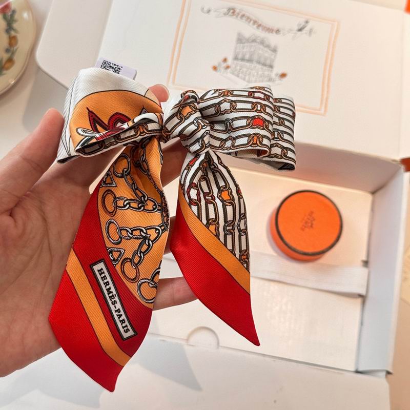 Hermes silk ribbon 86X5cm E15 (76)