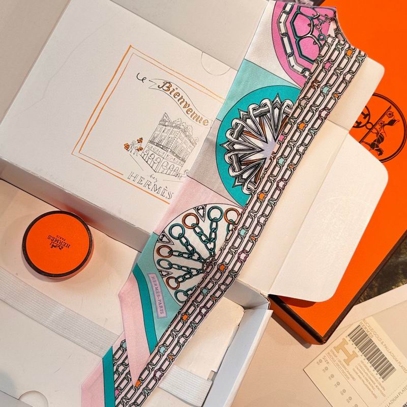 Hermes silk ribbon 86X5cm E15 (86)