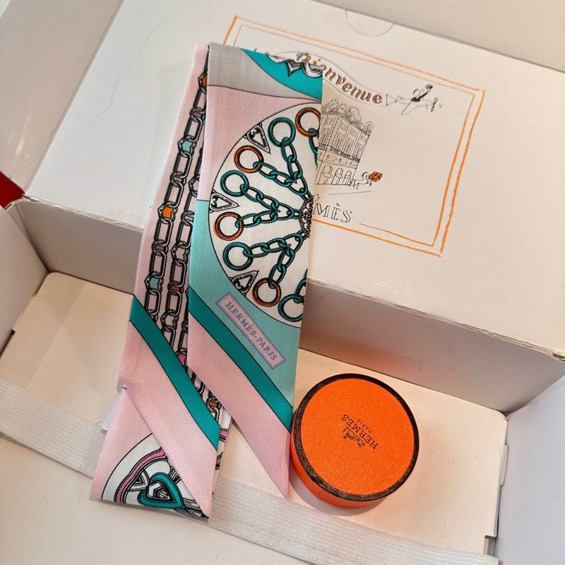 Hermes silk ribbon 86X5cm E15 (89)