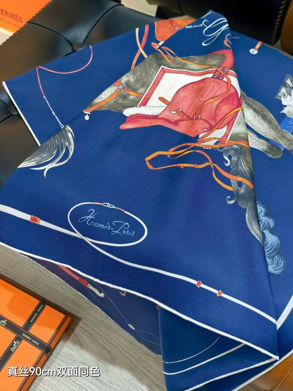 Hermes silk scarf 90X90cm E42 (45)