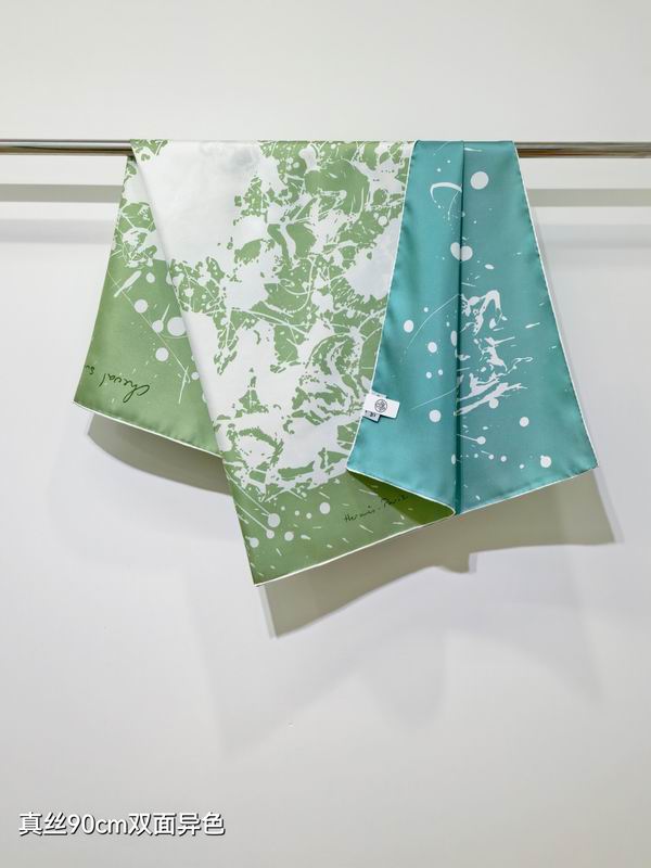Hermes silk scarf 90X90cm E54 (23)