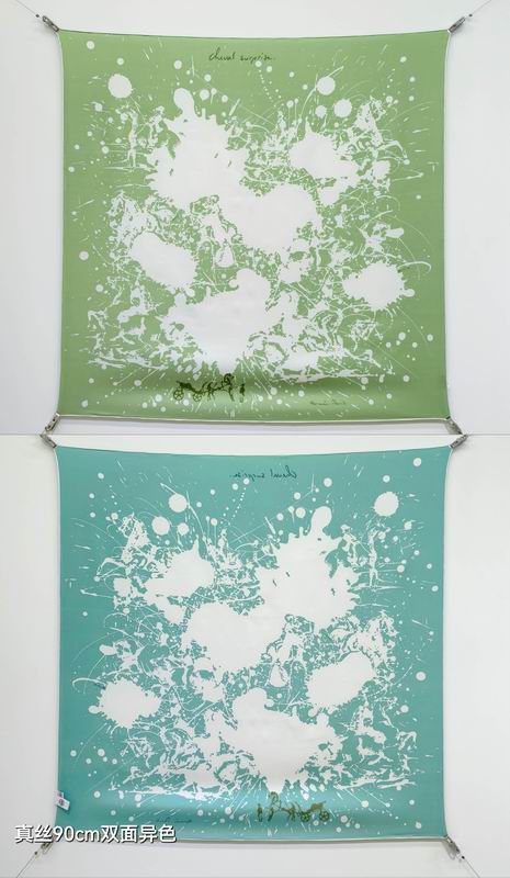 Hermes silk scarf 90X90cm E54 (28)