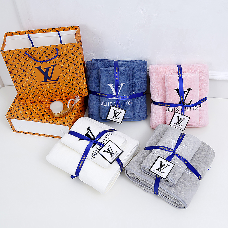 LV 浴巾 70X140cm 毛巾35X75cm (12)