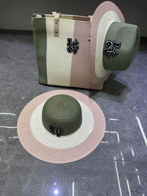 LV beach bag Hat dx (43)